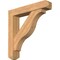 Ekena Millwork Funston Craftsman Smooth Bracket w/ Offset Brace, Western Red Cedar, 7 1/2"W x 40"D x 40"H BKT0806X40X40FST04SWR - alternate 1